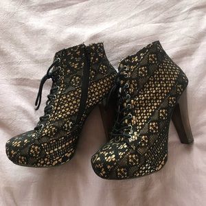 Charlotte Russe Lace Up Heels